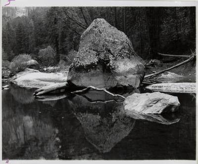 Boulder, Merced River, Yosemite, CA