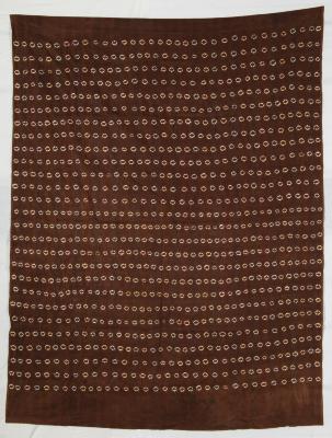 "Cowries" Pattern Tie-Dyed Cloth from Sierra Leone