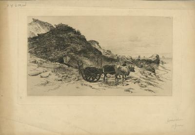 Untitled (Cattle with Cart)
