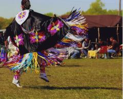 Fancy Shawl in Motion