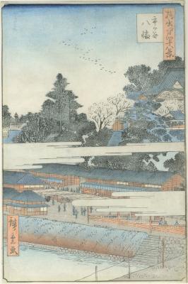 Ichigaya Hachiman Shrine: One Hundred Famous Views of Edo (no. 41)