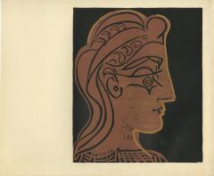 Female Head Profile by Pablo Picasso