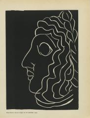 Gravure d' apres une tete sumerienne (Engraving after a Sumerian head) by Henri Matisse