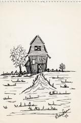 Untitled Sketch (Barn)