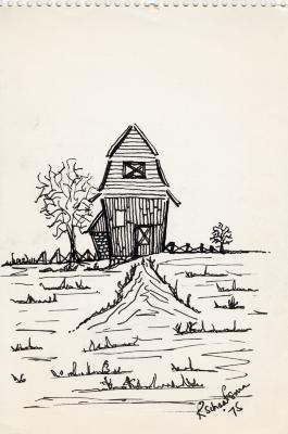 Untitled Sketch (Barn)