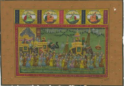 Procession of Indian King