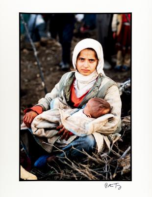 Kurdish Refugees near the end of the Gulf War Southern Turkey