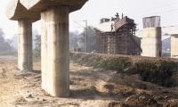 Concrete, humans, earth and space