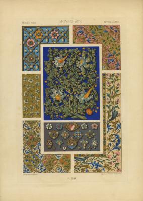 l'Ornement Polychrome: Moyen Age: Plate XLIX