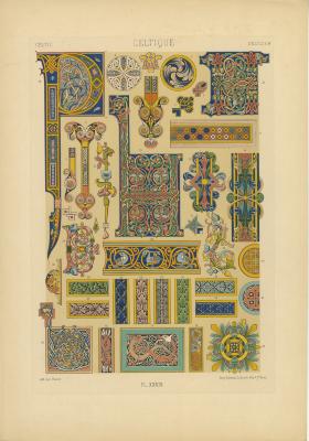 L'Ornement Polychrome: Celtique: Plate XXXIX