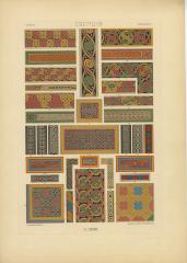 l'Ornement Polychrome: Celtique: Plate XXXVIII