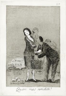 The Return to Goya's Caprichos: Quien Mas Rendido?(Who Else Surrendered?)