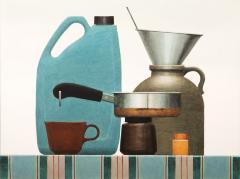 Untitled (Blue Jug with Funnel)