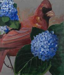 Bird and Flowers