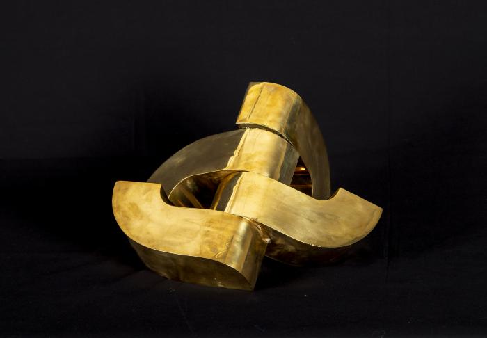Interlocking Brass Rings