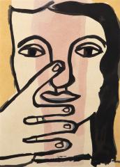 Tete de Femme by Fernand Leger