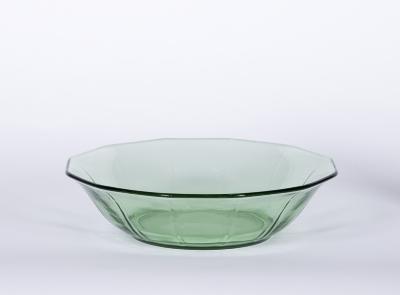 Bowl, Green Glass