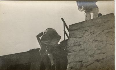 Untitled (Two Men on Building) 