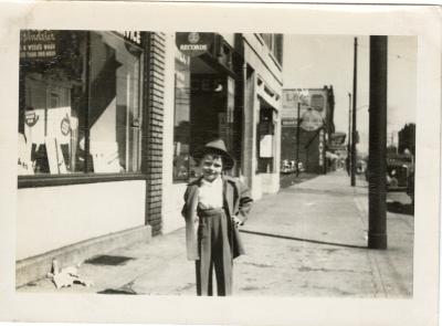 Untitled (Young Boy on Sidewalk) 