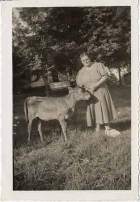 Untitled (Woman and Cow) 