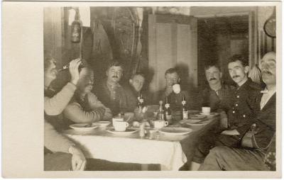 Untitled (Men around Table) 