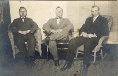 Untitled (Three Men Sitting) 