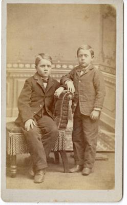 Untitled (Portrait of Two Boys) 