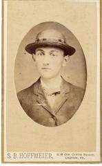 Untitled (Portrait of Young Man in Hat) 