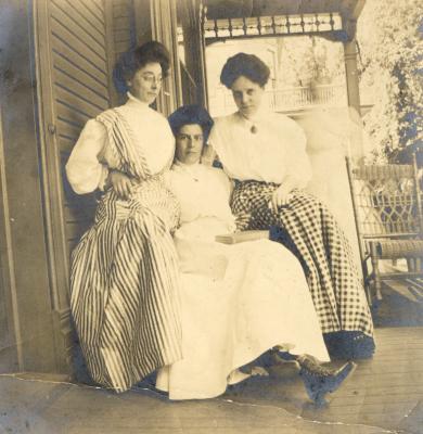 Untitled (Three Women Sitting Together on a Porch)