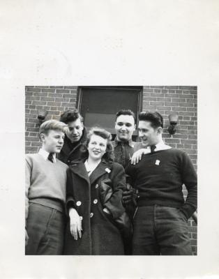 Untitled (Four Young Men and One Young Woman)