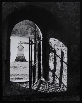 Church Door and Lake, Burrisboue Abbey, Ireland