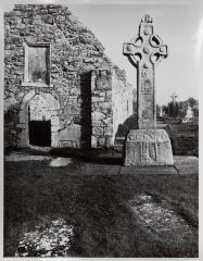 Celtic Crosses and Church, Clonmacuois Monastery, Ireland