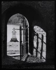 Church Door and Lake, Burrisboue Abbey, Ireland