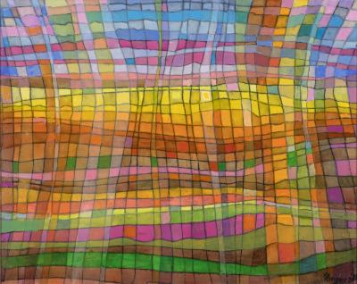 Grid of Color (Abstracted Rainbow)