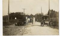 Untitled (Road with Carriages and Cars) 