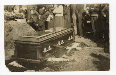 Untitled (People around Casket) 