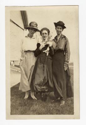 Untitled (Three Women and Cat) 