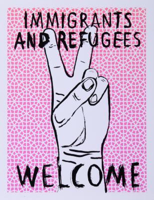 Immigrants and Refugees Welcome