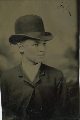 Untitled (Young Man with Bowler Hat)