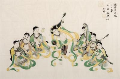 An Imitation of a Dunhuang Mural